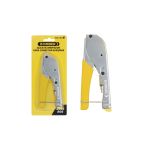 ALICATE CRIMPADOR PARA CONECTOR RG59/RG6 BOM-1704